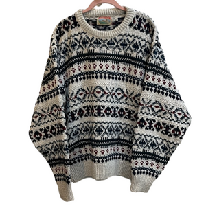 Adirondack 100% cotton sweater, size medium